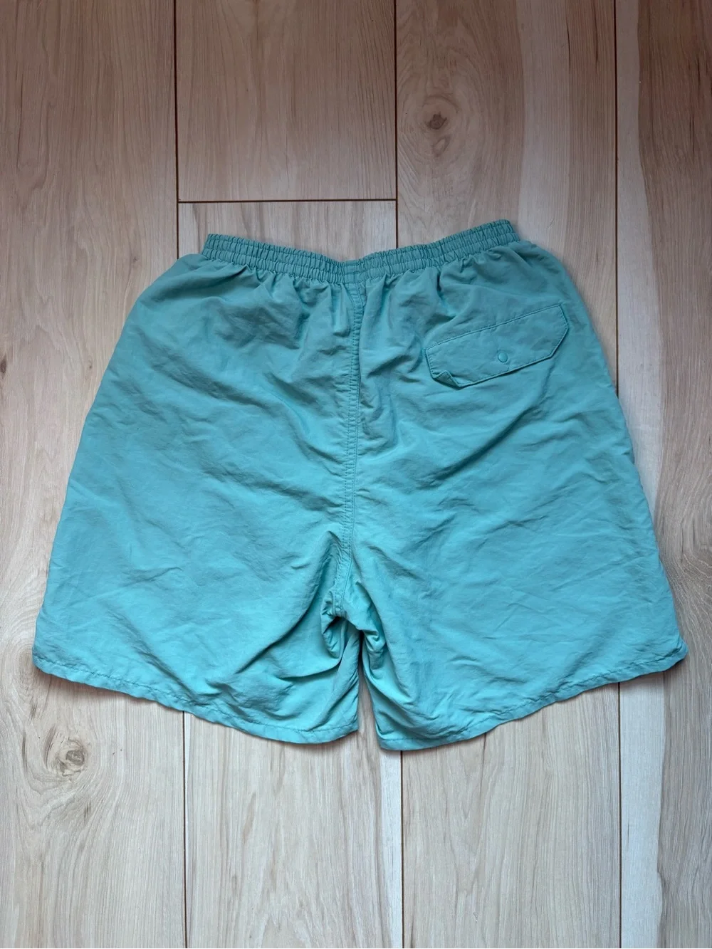 Patagonia Baggies Shorts Men’s Small Mint Green Lined Outdoor Hiking Swim trunks